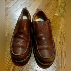 UGG Byrnes 5532 Brown Leather Slip On Loafers Casual Shoes Men's sz 10.5